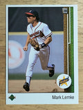 1989 Upper Deck #19 Mark Lemke RC