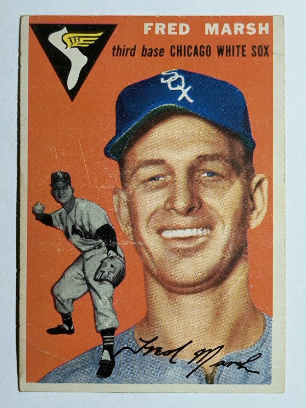 1954 Topps #218 Fred Marsh (VG)