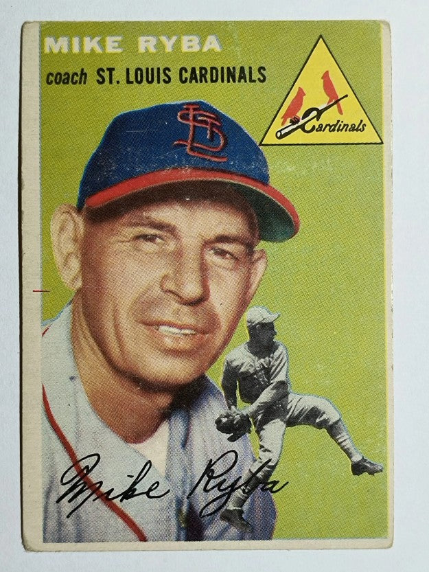 1954 Topps #237 Mike Ryba CO RC (VGEX)