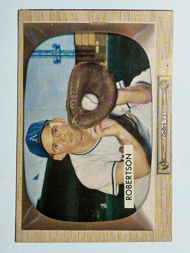 1955 Bowman #5 Jim Robertson (VG)