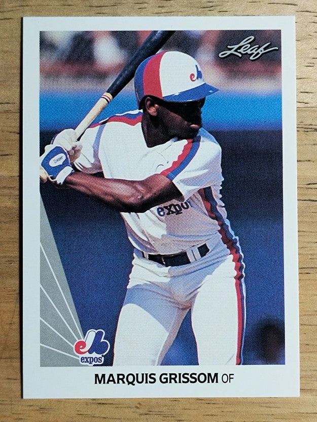 1990 Leaf #107 Marquis Grissom RC