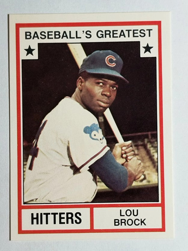1982 TCMA Greatest Hitters #7 Lou Brock
