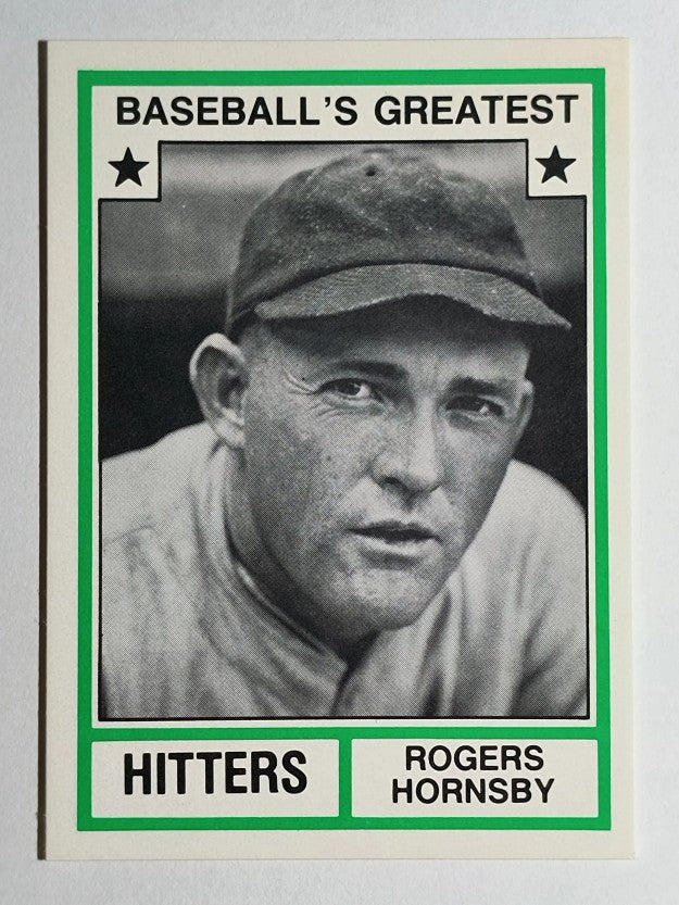 1982 TCMA Greatest Hitters #15 Rogers Hornsby
