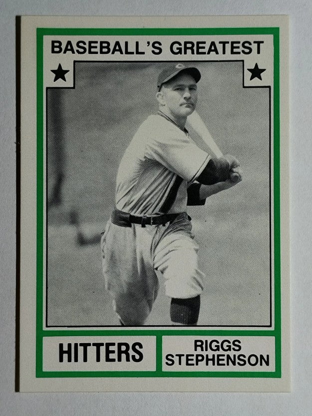 1982 TCMA Greatest Hitters #25 Riggs Stephenson