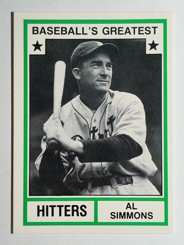 1982 TCMA Greatest Hitters #26 Al Simmons