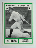 1982 TCMA Greatest Hitters #32 Earle Combs