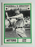 1982 TCMA Greatest Hitters #33 Sam Rice