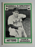 1982 TCMA Greatest Hitters #34 Charlie Gehringer