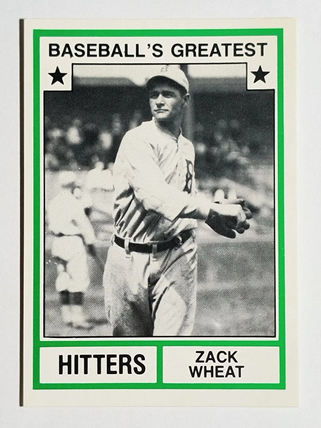 1982 TCMA Greatest Hitters #36 Zack Wheat