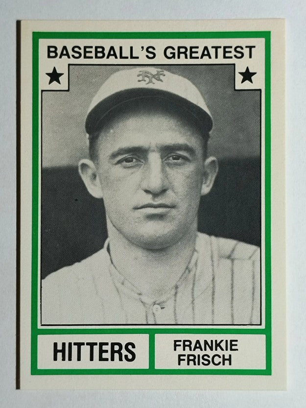 1982 TCMA Greatest Hitters #37 Frankie Frisch