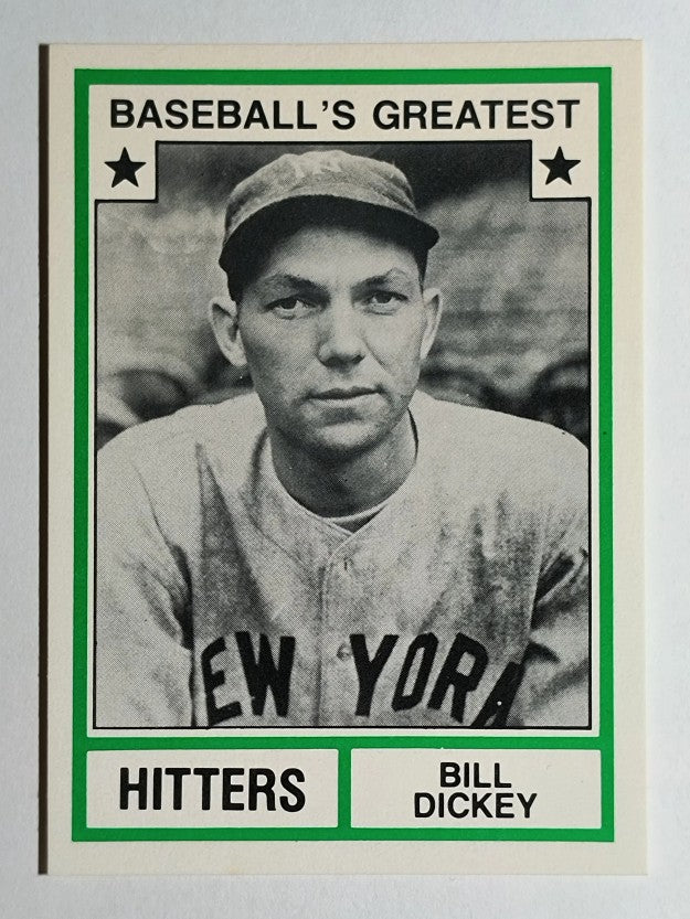 1982 TCMA Greatest Hitters #38 Bill Dickey