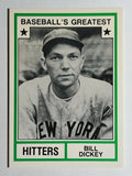 1982 TCMA Greatest Hitters #38 Bill Dickey