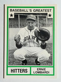 1982 TCMA Greatest Hitters #39 Ernie Lombardi