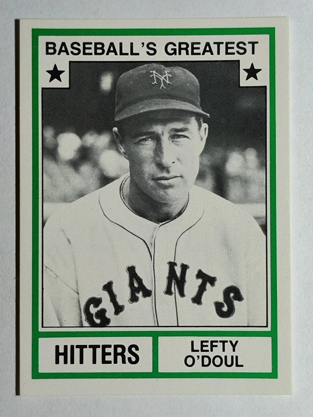 1982 TCMA Greatest Hitters #41 Lefty O'Doul