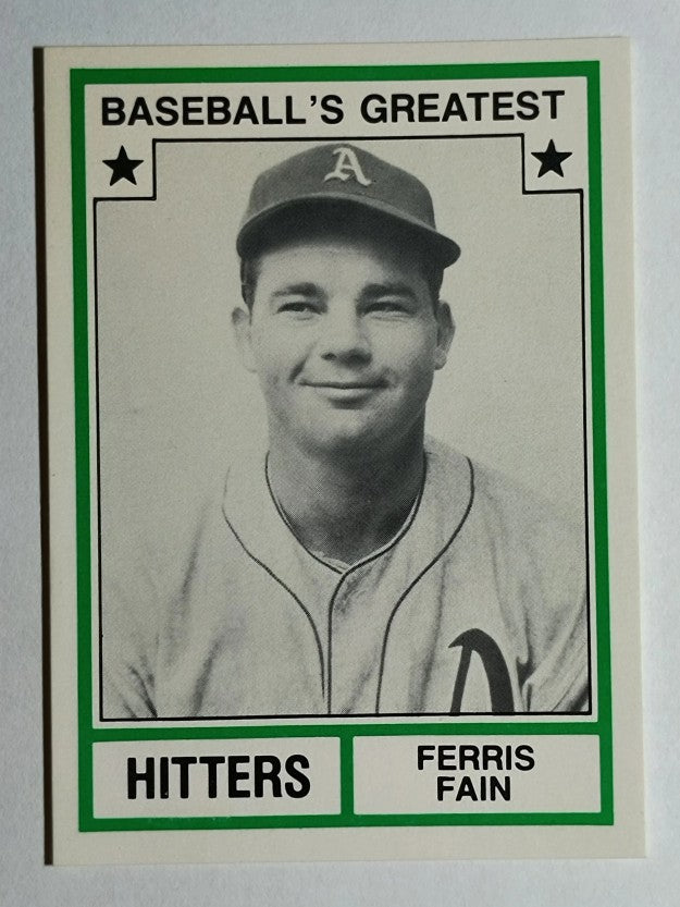 1982 TCMA Greatest Hitters #43 Ferris Fain
