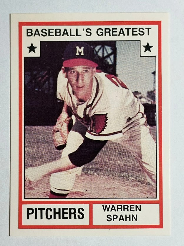 1982 TCMA Greatest Pitchers #7 Warren Spahn