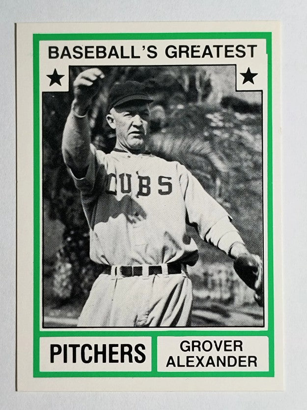 1982 TCMA Greatest Pitchers #18 Grover Alexander