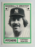 1982 TCMA Greatest Pitchers #25 Catfish Hunter