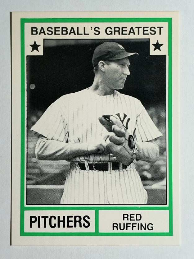 1982 TCMA Greatest Pitchers #28 Red Ruffing