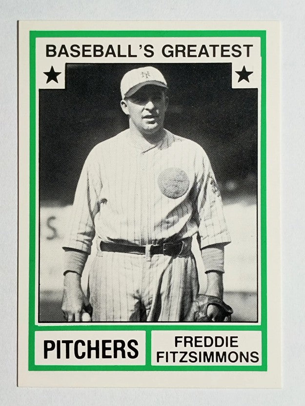 1982 TCMA Greatest Pitchers #41 Freddie Fitzsimmons