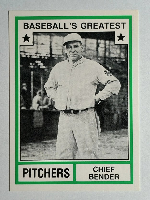 1982 TCMA Greatest Pitchers #45 Chief Bender