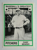 1982 TCMA Greatest Pitchers #45 Chief Bender