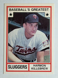 1982 TCMA Greatest Sluggers #1 Harmon Killebrew