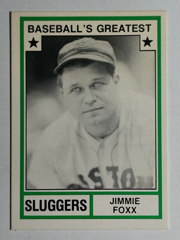 1982 TCMA Greatest Sluggers #20 Jimmie Foxx