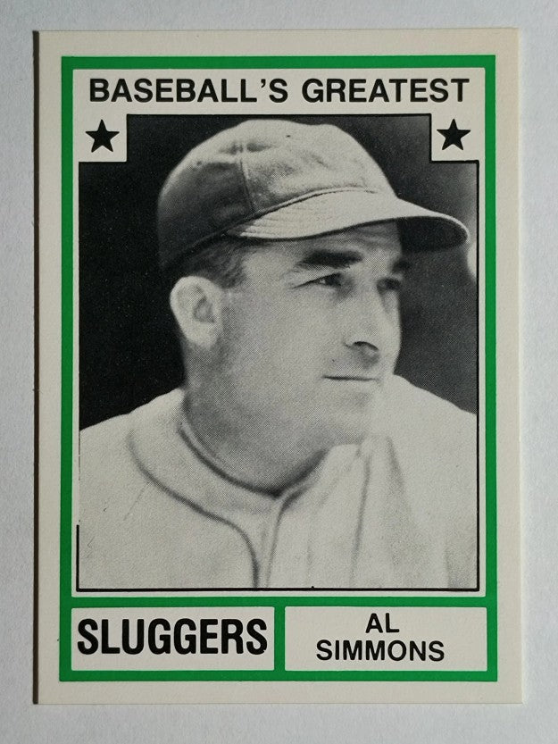 1982 TCMA Greatest Sluggers #24 Al Simmons