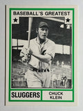 1982 TCMA Greatest Sluggers #26 Chuck Klein