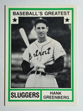 1982 TCMA Greatest Sluggers #27 Hank Greenberg