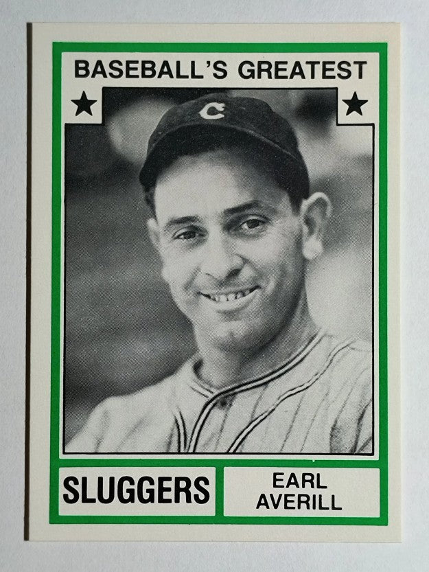 1982 TCMA Greatest Sluggers #45 Earl Averill