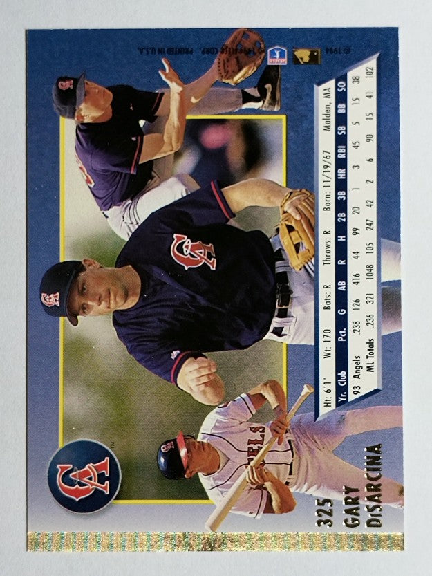 1994 Ultra #325 Gary DiSarcina