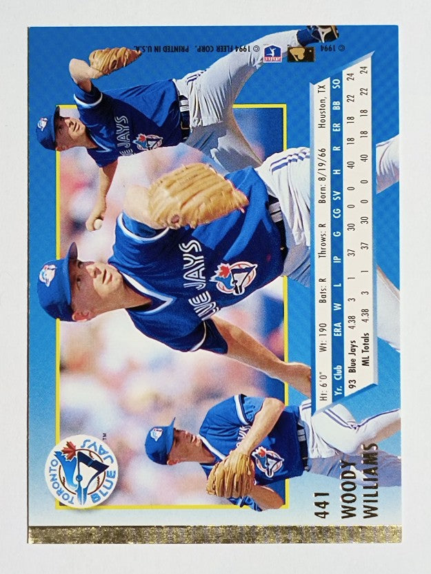 1994 Ultra #441 Woody Williams