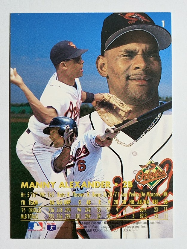 1996 Ultra #1 Manny Alexander