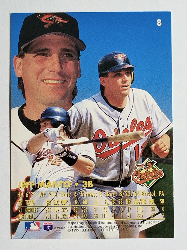 1996 Ultra #8 Jeff Manto