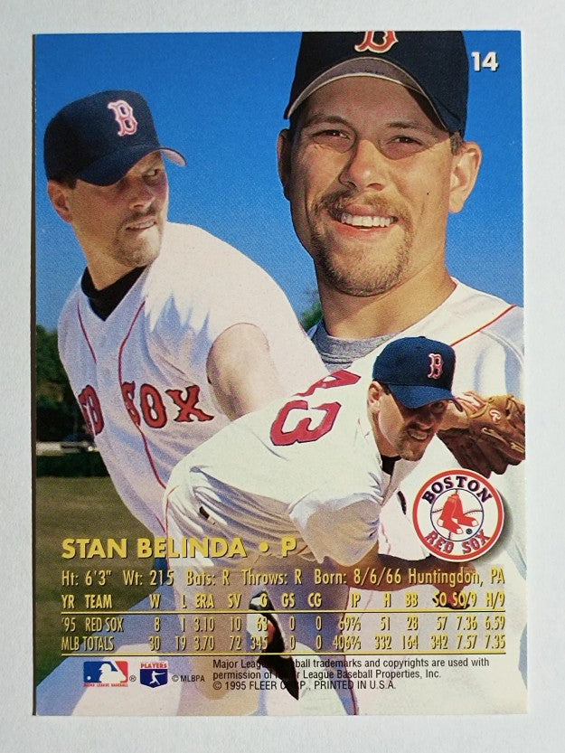 1996 Ultra #14 Stan Belinda