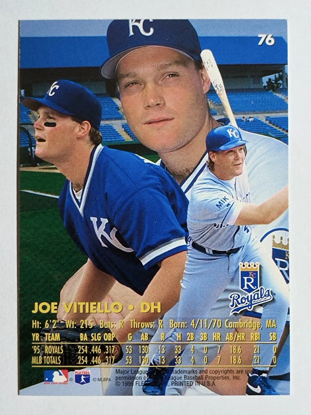 1996 Ultra #76 Joe Vitiello