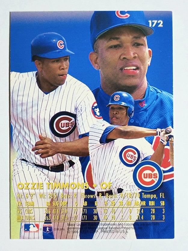 1996 Ultra #172 Ozzie Timmons