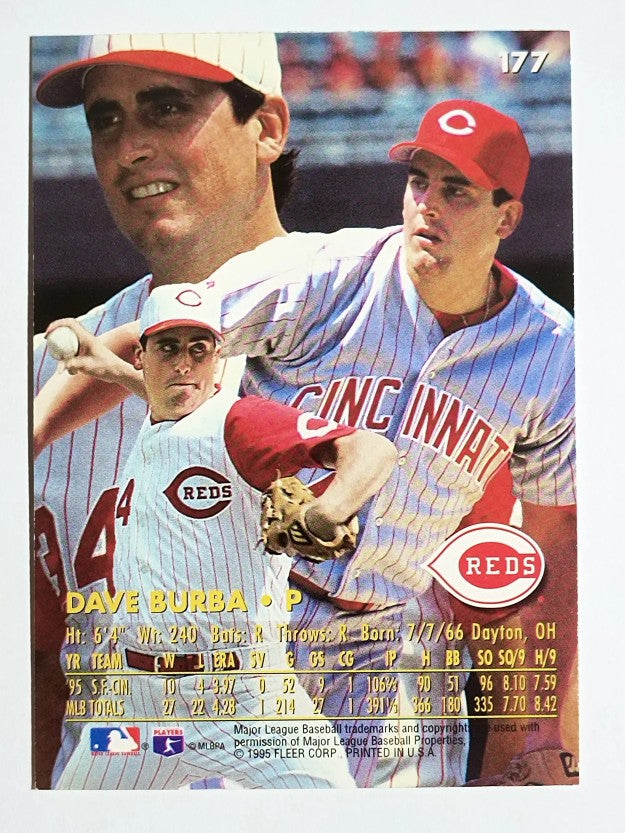 1996 Ultra #177 Dave Burba