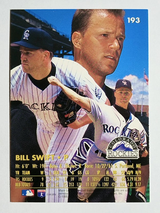 1996 Ultra #193 Bill Swift