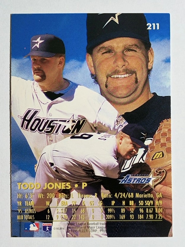 1996 Ultra #211 Todd Jones