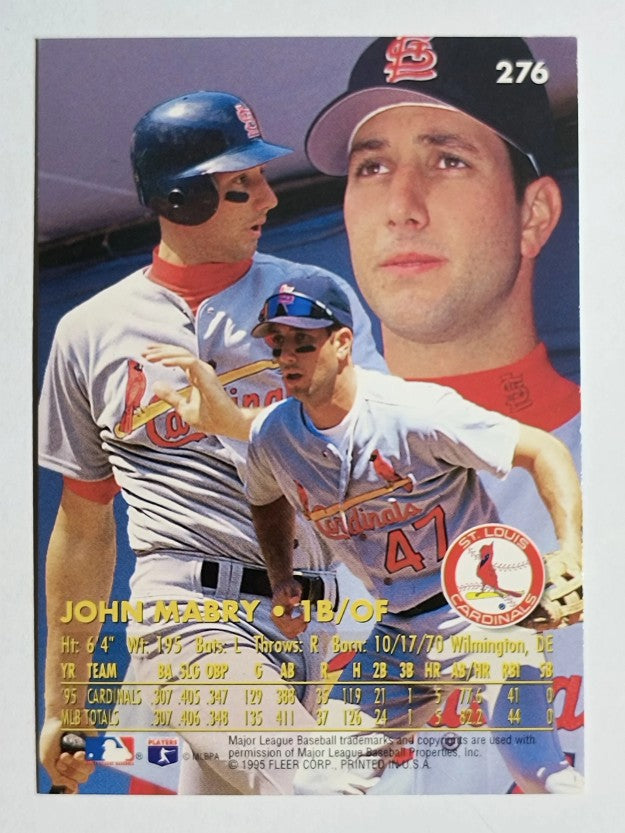 1996 Ultra #276 John Mabry