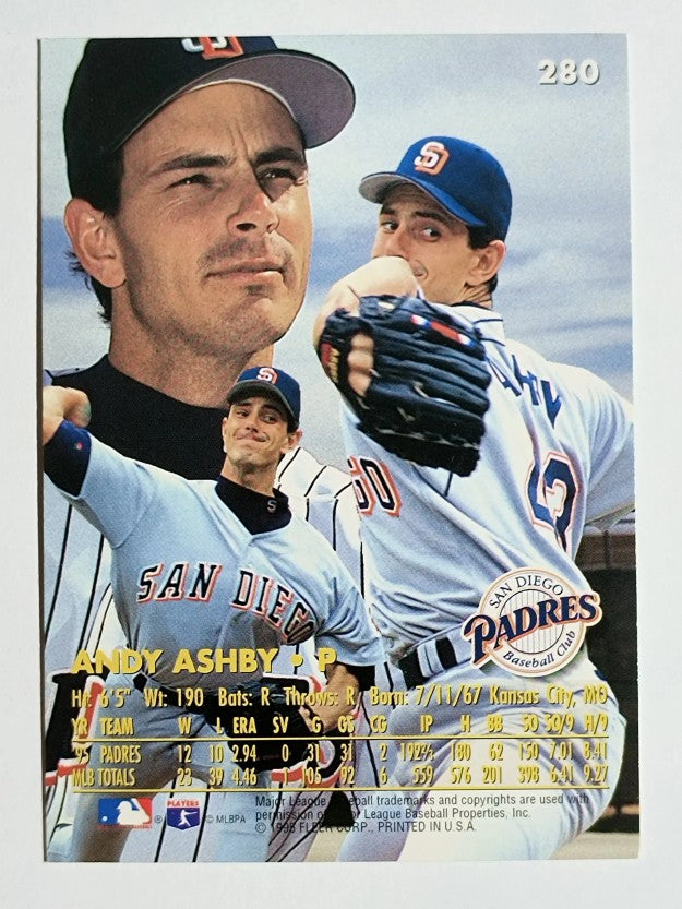 1996 Ultra #280 Andy Ashby