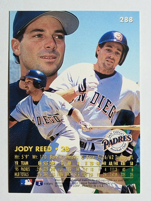 1996 Ultra #288 Jody Reed