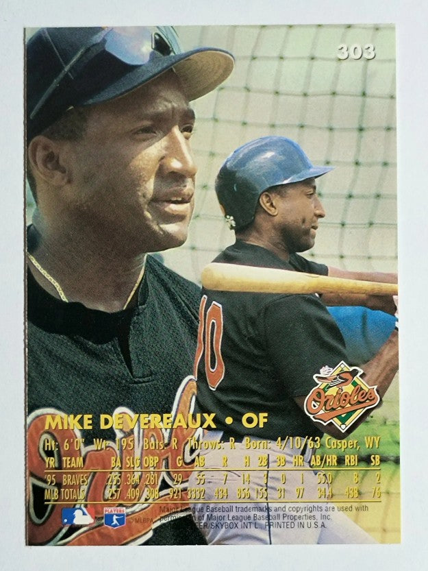 1996 Ultra #303 Mike Devereaux