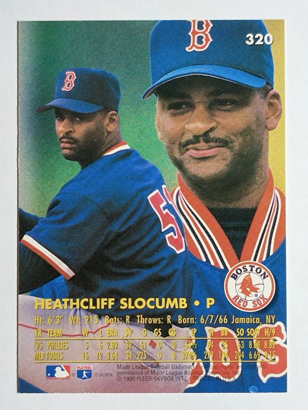 1996 Ultra #320 Heathcliff Slocumb