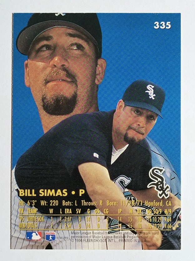 1996 Ultra #335 Bill Simas