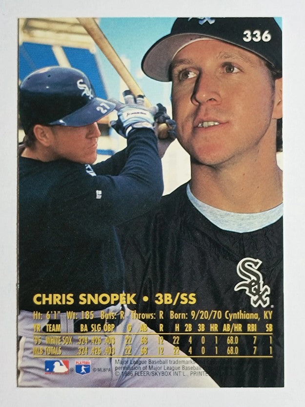 1996 Ultra #336 Chris Snopek