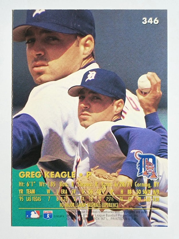 1996 Ultra #346 Greg Keagle